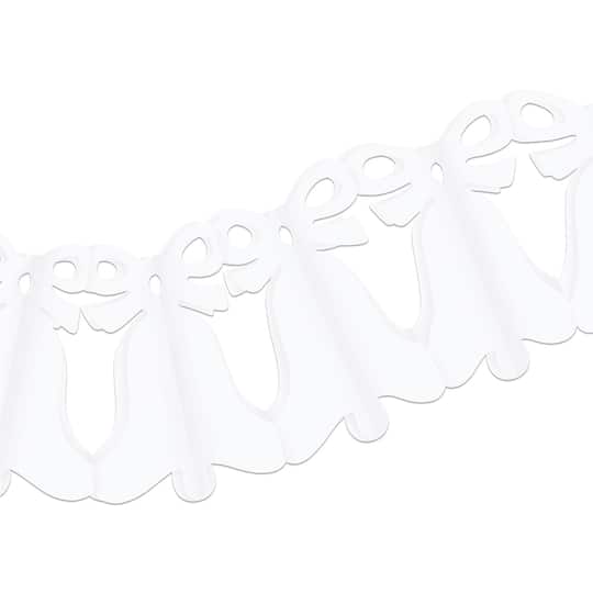 Beistle 12ft. White Westminster Bell Garlands, 2ct.
